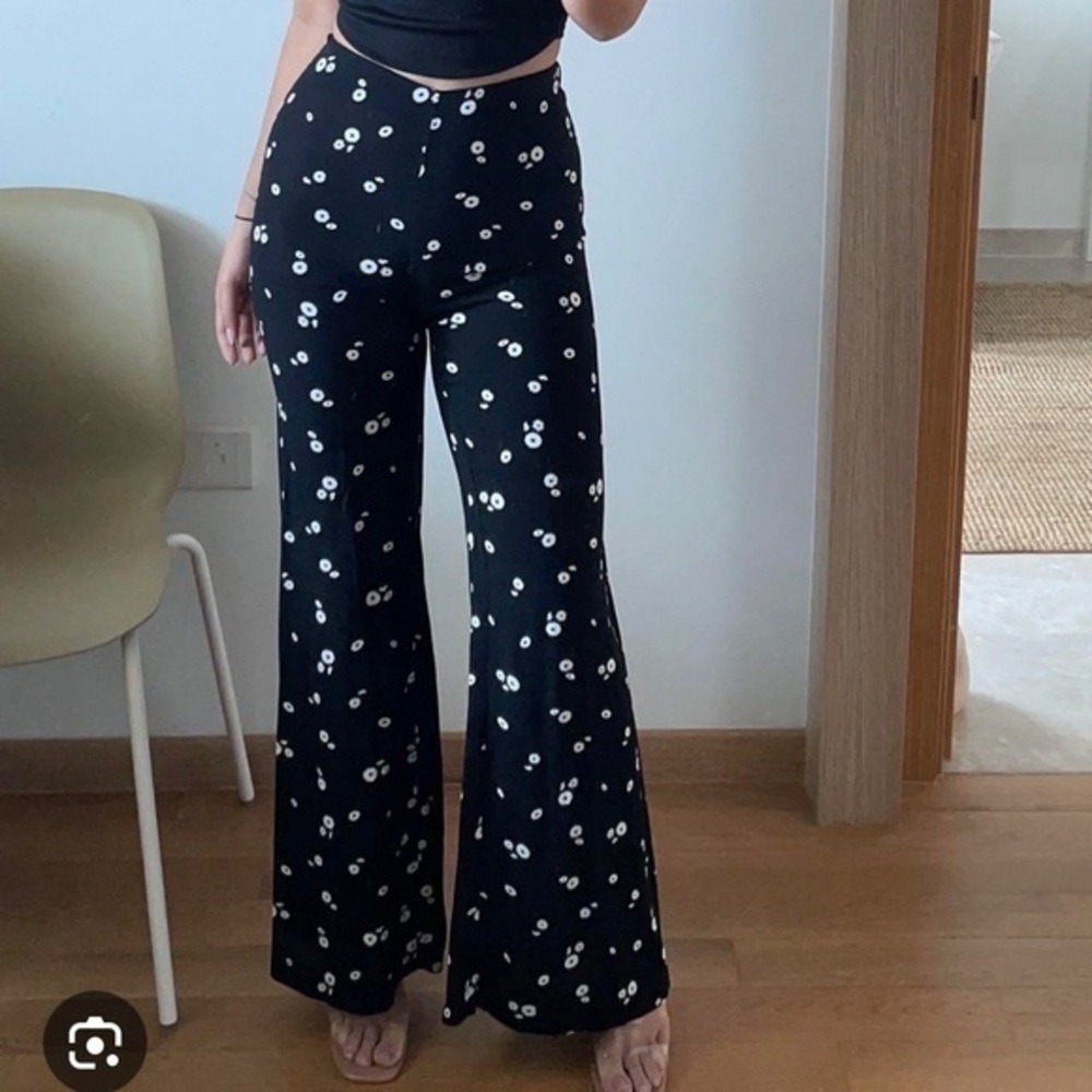 Paper London Flower Flare Pants